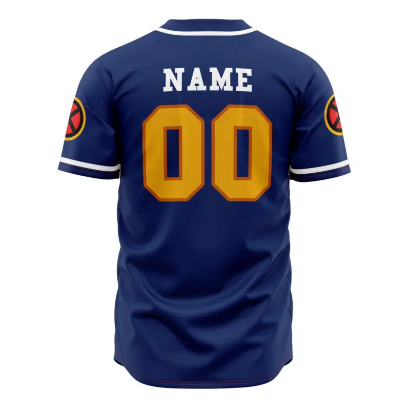 Personalized Cyclops X-Men Marvel Baseball Jersey - Image 3