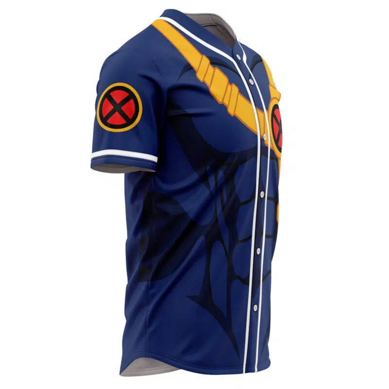 Personalized Cyclops X-Men Marvel Baseball Jersey - Image 4