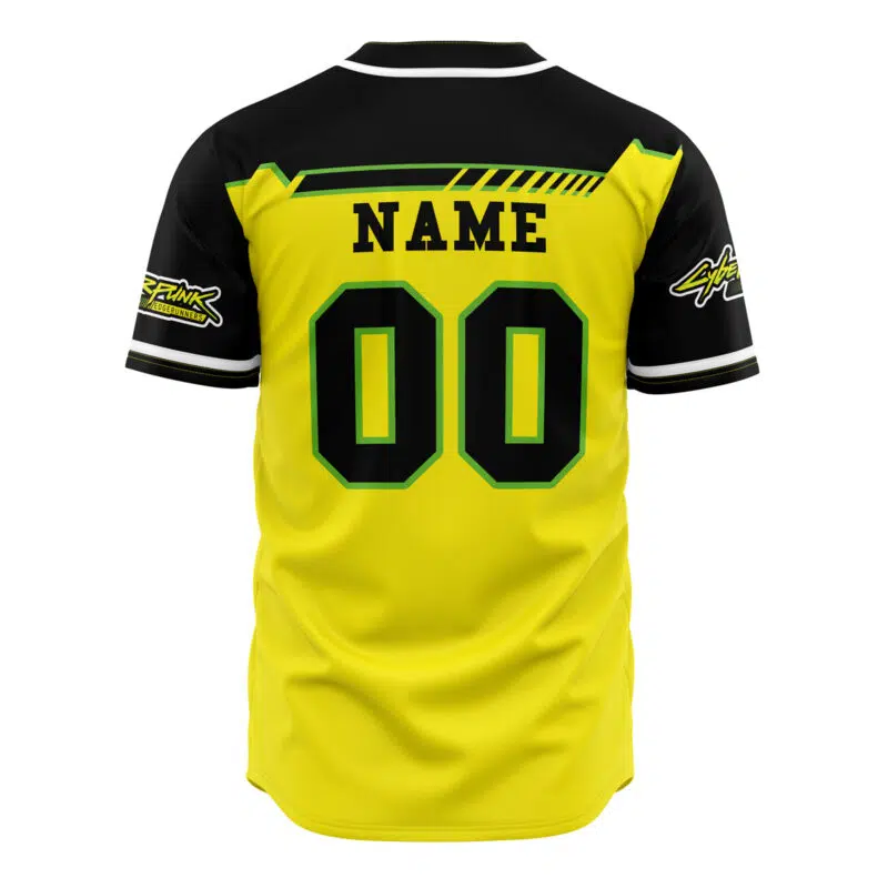 Edgerunners V2 Cyberpunk 2077 Baseball Jersey - Image 3