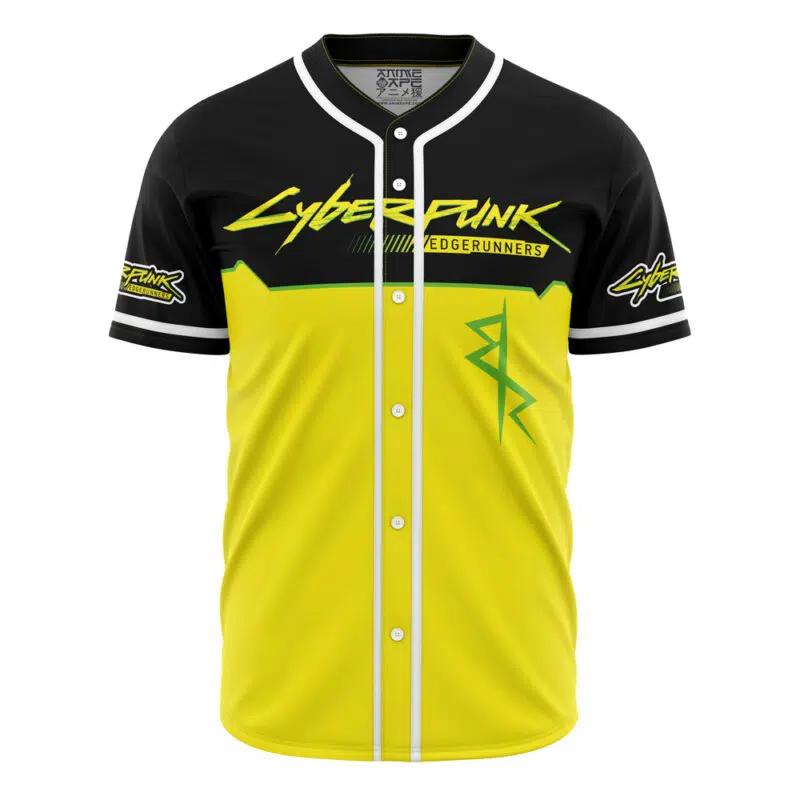 Edgerunners V2 Cyberpunk 2077 Baseball Jersey - Image 2