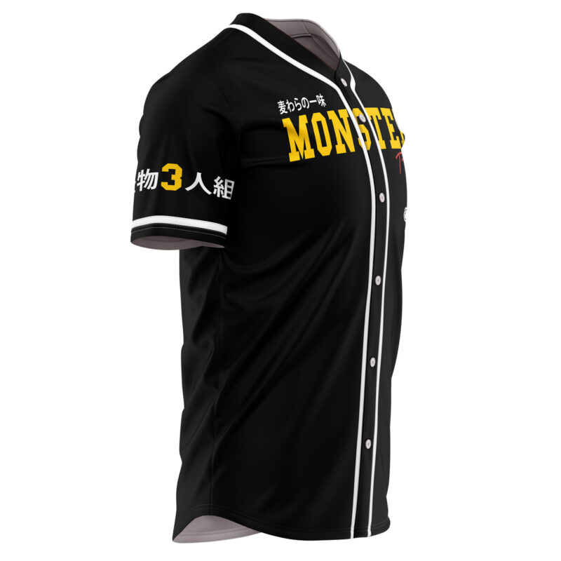 Personalized Monster Trio One Piece Baseball Jersey - Image 4