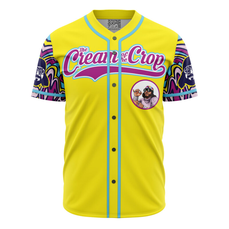 Personalized Macho Man The Cream of the Crop Baseball Jersey - Image 2