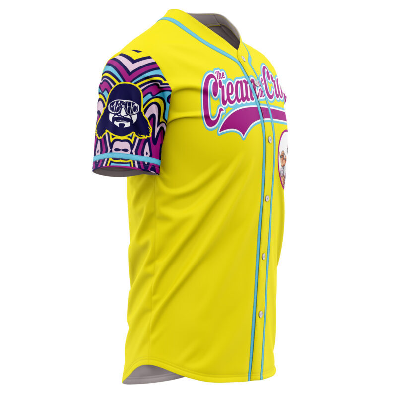 Personalized Macho Man The Cream of the Crop Baseball Jersey - Image 3
