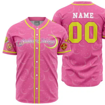 Personalized Pretty Guardian V1 Sailor Moon Baseball Jersey