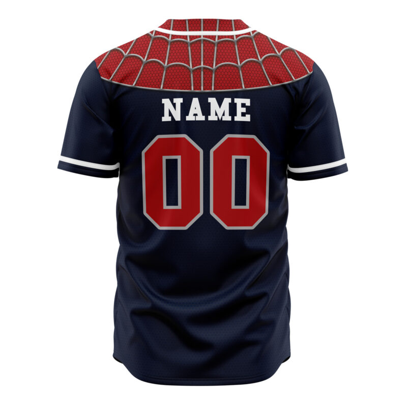 Personalized Spiderman Cosplay Marvel Baseball Jersey - Image 3