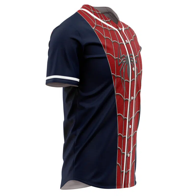 Personalized Spiderman Cosplay Marvel Baseball Jersey - Image 4