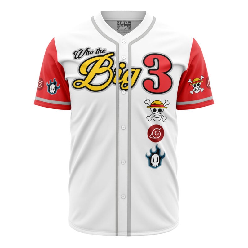 Personalized Who The Big 3 V2 Baseball Jersey - Image 2