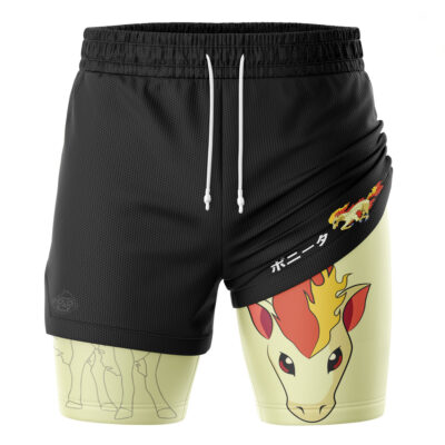 Ponyta Pokemon 2-in-1 Performance Shorts