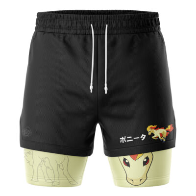 Ponyta Pokemon 2-in-1 Performance Shorts