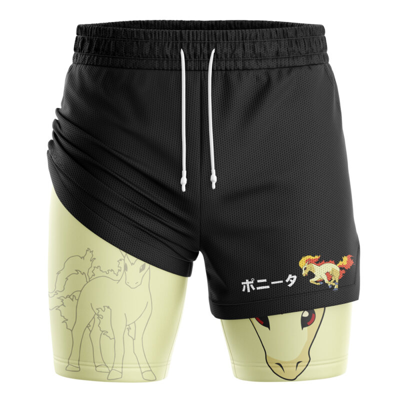 Ponyta Pokemon 2-in-1 Performance Shorts