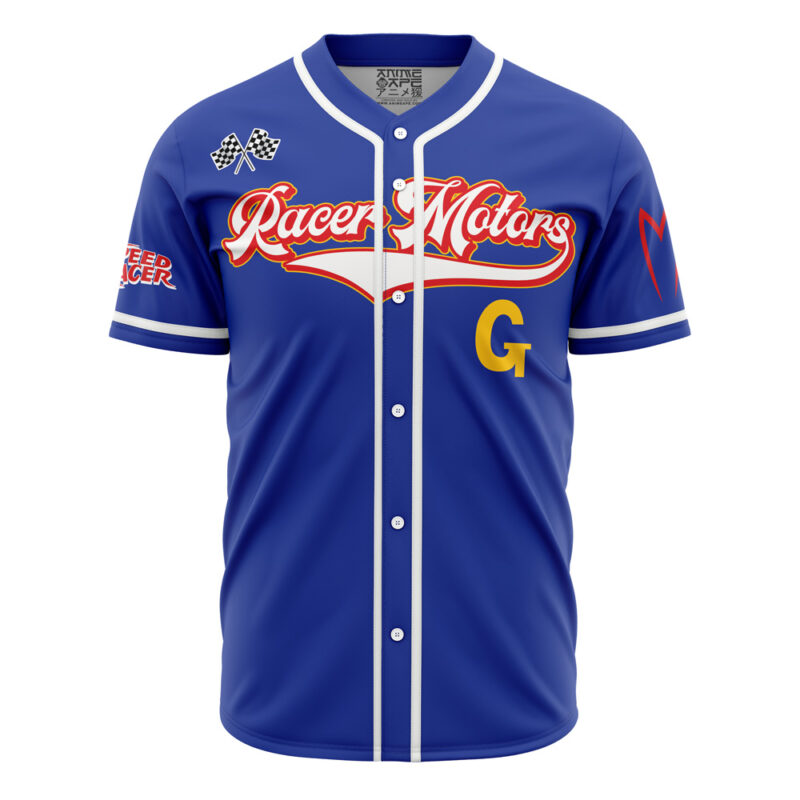 Personalized Racer Motors Speed Racer Baseball Jersey - Image 2