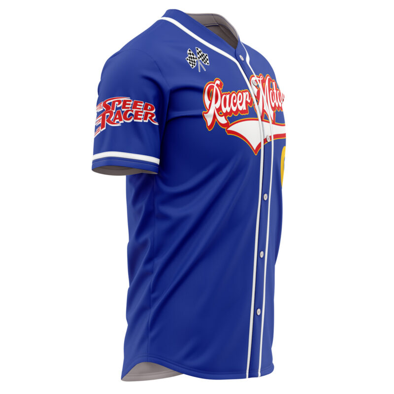 Personalized Racer Motors Speed Racer Baseball Jersey - Image 4