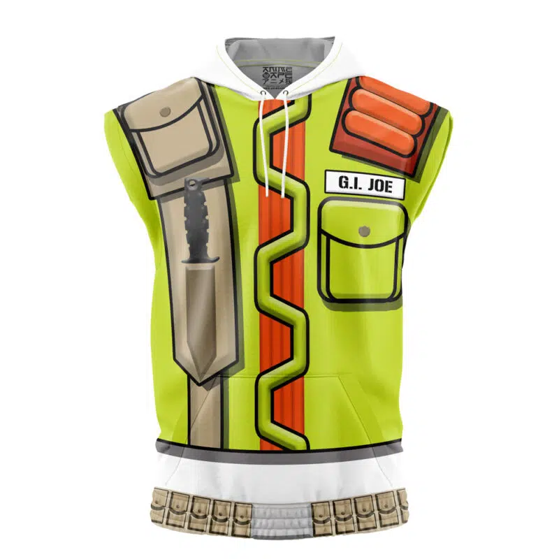 Roadblock 1986 GI Joe Sleeveless Hoodie
