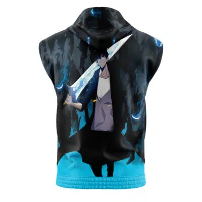 Shadow Monarch Solo Leveling Sleeveless Hoodie