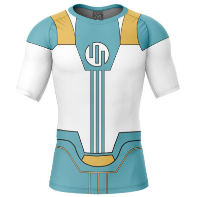 Viltrum Mark Emperor Costume Red Invincible Short Sleeve Rash Guard Compression Shirt