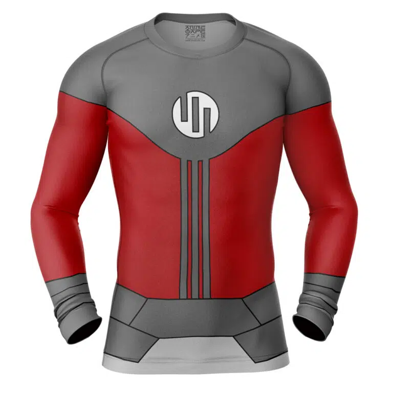 Viltrum Mark Emperor Costume Red Invincible Long Sleeve Rash Guard ...