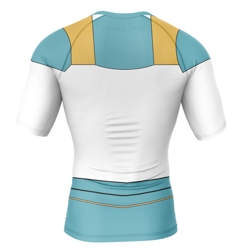 Viltrum Mark Emperor Costume Red Invincible Short Sleeve Rash Guard Compression Shirt