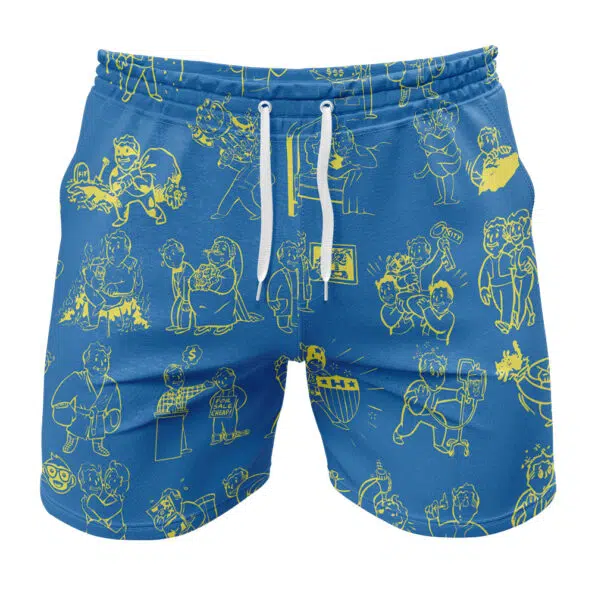 Vault Boy V2 Fallout 2-in-1 Performance Shorts