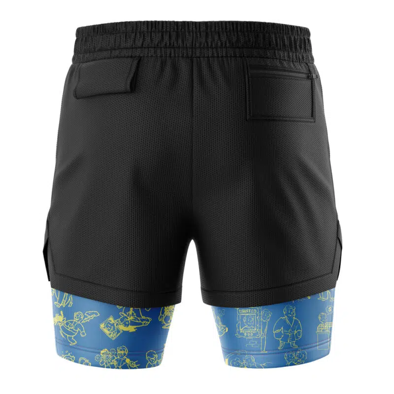 Vault Boy V2 Fallout 2-in-1 Performance Shorts