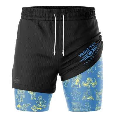 Vault Boy V2 Fallout 2-in-1 Performance Shorts