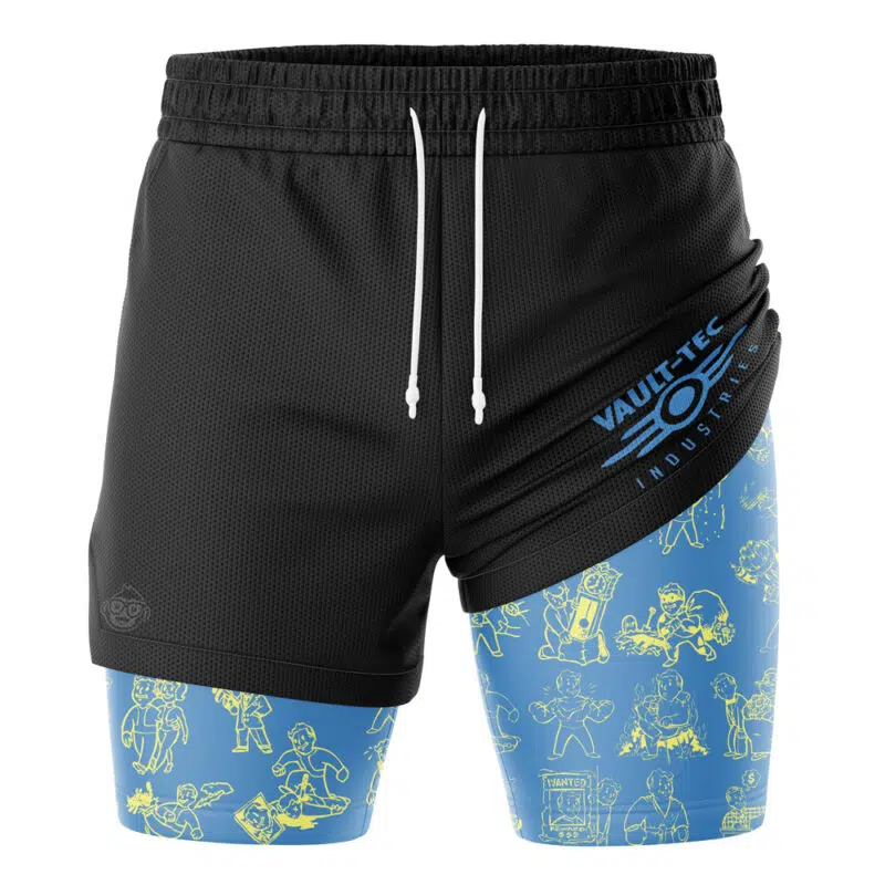 Vault Boy V2 Fallout 2-in-1 Performance Shorts