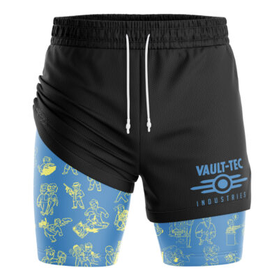 Vault Boy V2 Fallout 2-in-1 Performance Shorts