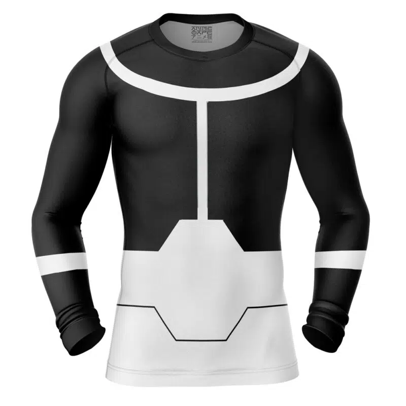 Viltrumite Executioner Black and White Invincible Long Sleeve Rash Guard Compression Shirt