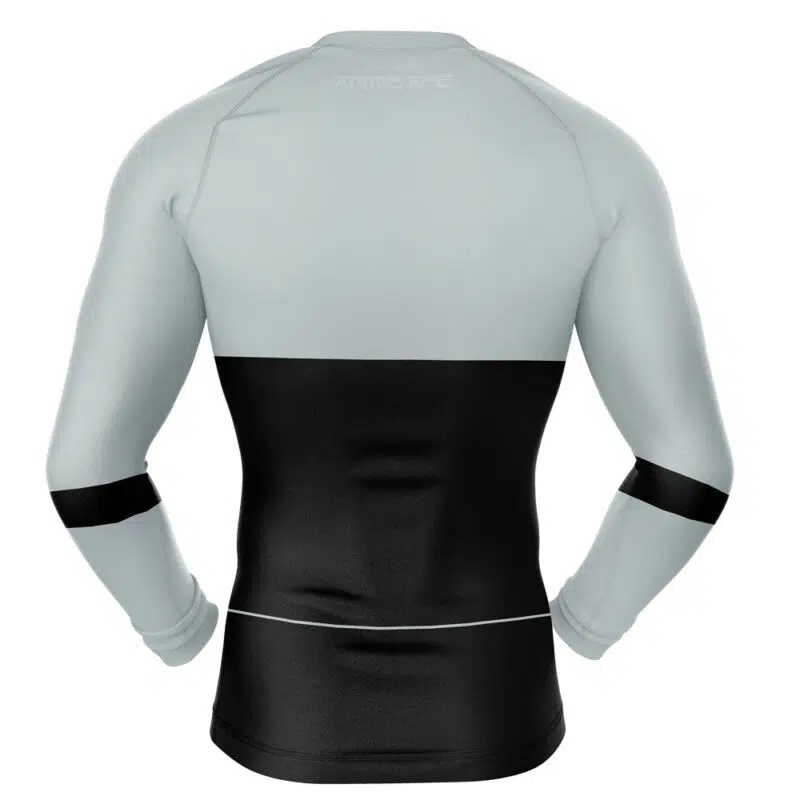 Viltrumite Grey Invincible Long Sleeve Rash Guard Compression Shirt - Image 2