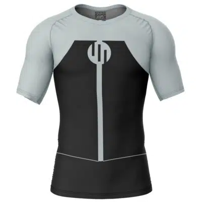 Viltrumite Grey Invincible Short Sleeve Rash Guard Compression Shirt