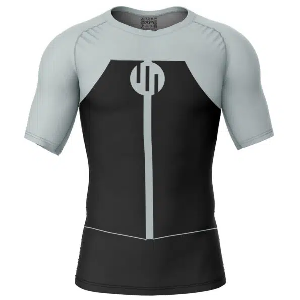 Viltrumite Grey Invincible Short Sleeve Rash Guard Compression Shirt