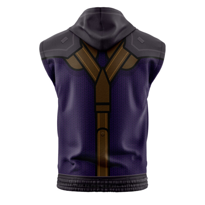 Zack Fair SOLDIER 2nd Class Crisis Core Final Fantasy 7 Sleeveless Hoodie - Image 2