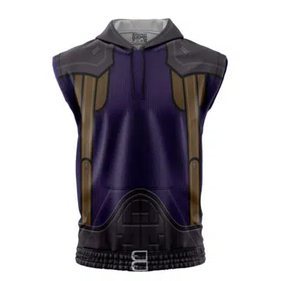 Zack Fair SOLDIER 2nd Class Crisis Core Final Fantasy 7 Sleeveless Hoodie