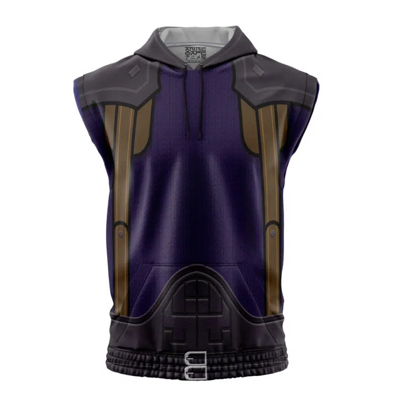 Zack Fair SOLDIER 2nd Class Crisis Core Final Fantasy 7 Sleeveless Hoodie
