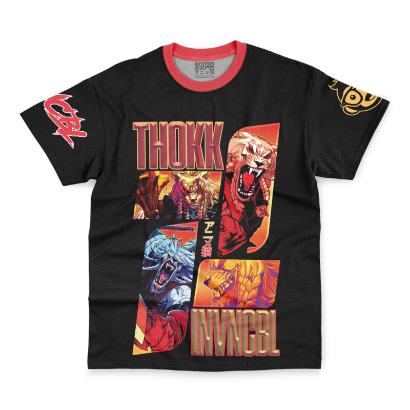 Battle Beast Thokk Invincible Streetwear T-Shirt - Image 4