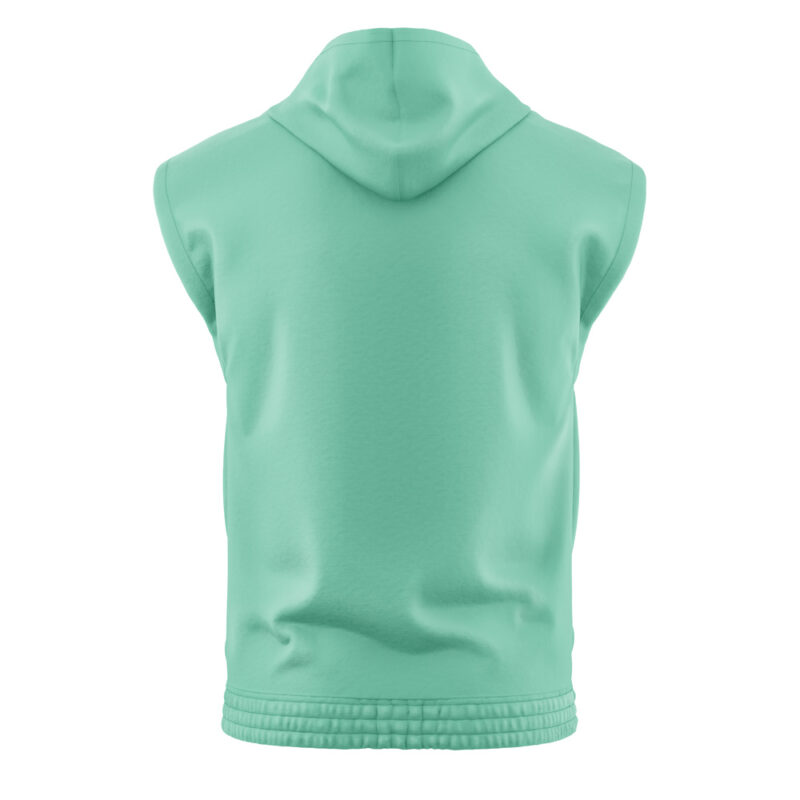 Bulbasaur Face Pokemon Sleeveless Hoodie - Image 2