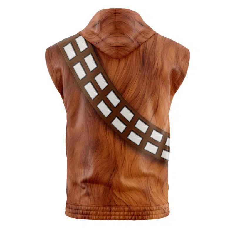 Chewbacca V2 Star Wars Sleeveless Hoodie - Image 2