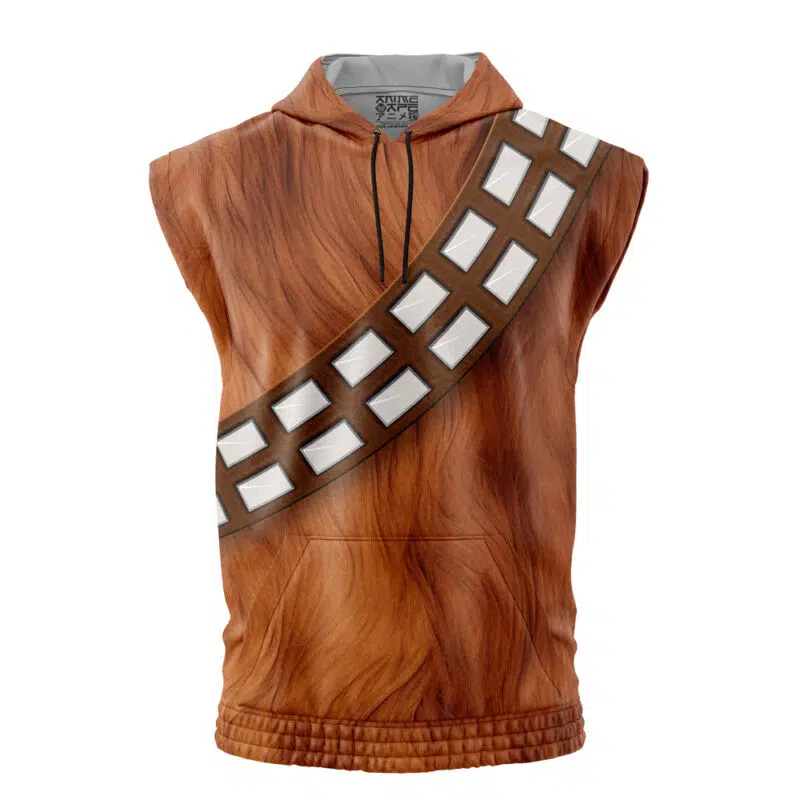 Chewbacca V2 Star Wars Sleeveless Hoodie