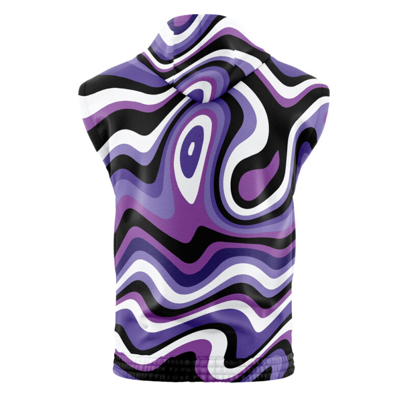 Gengar Trippy Pokemon Sleeveless Hoodie - Image 2