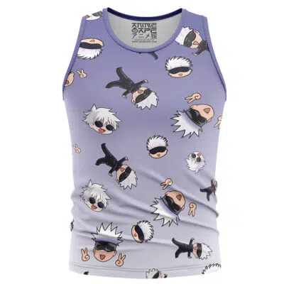 Gojo Pattern Jujutsu Kaisen Tank Top