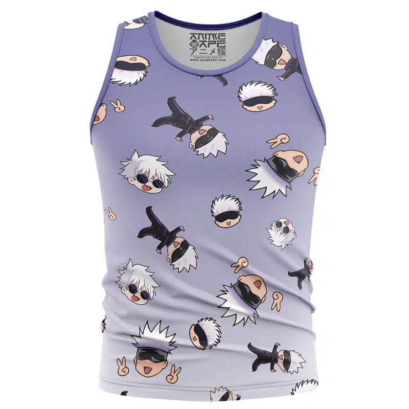 Gojo Pattern Jujutsu Kaisen Tank Top