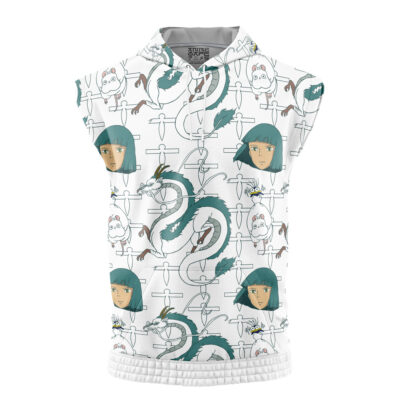Haku Spirited Away Studio Ghibli Sleeveless Hoodie