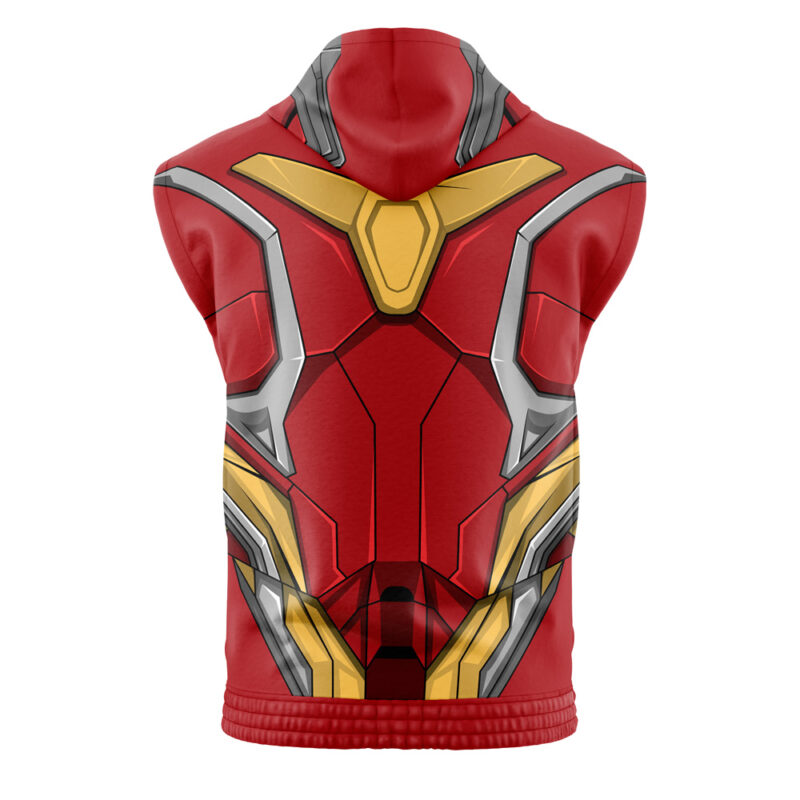 Iron Man Mark 85 Marvel Sleeveless Hoodie - Image 2