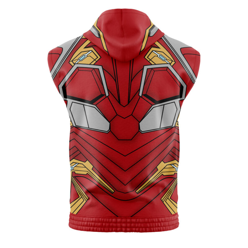 Iron Man Marvel Sleeveless Hoodie - Image 2
