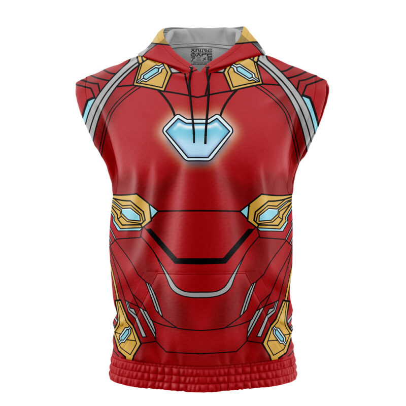 Iron Man Marvel Sleeveless Hoodie