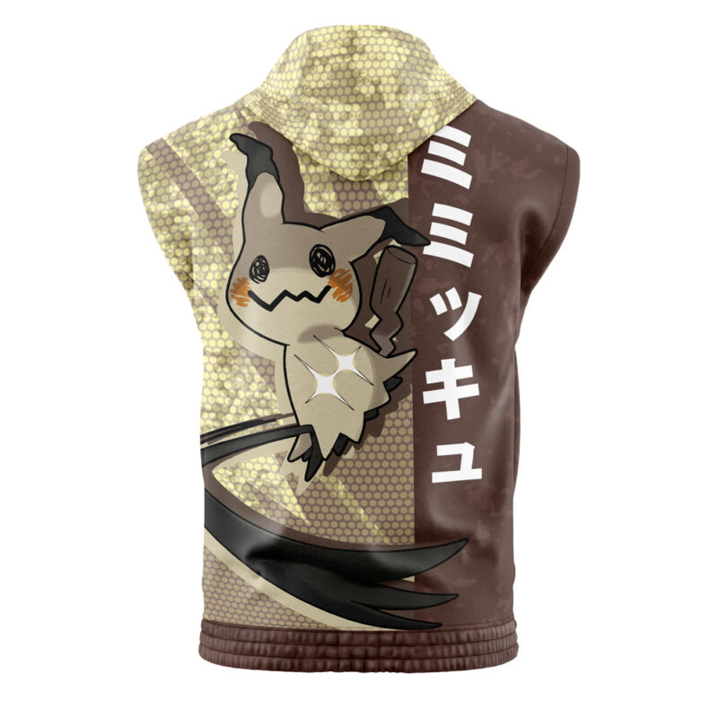 Mimikyu Attack Pokemon Sleeveless Hoodie - Image 2
