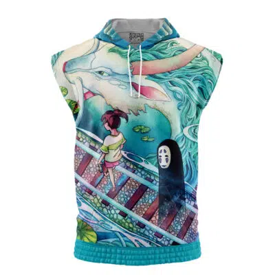 Mythical Spirited Away Studio Ghibli Sleeveless Hoodie