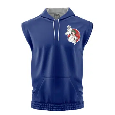 Princess Mononoke Studio Ghibli Sleeveless Hoodie