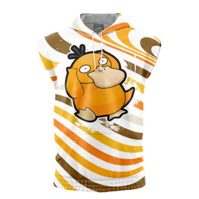 Psyduck Trippy Pokemon Sleeveless Hoodie