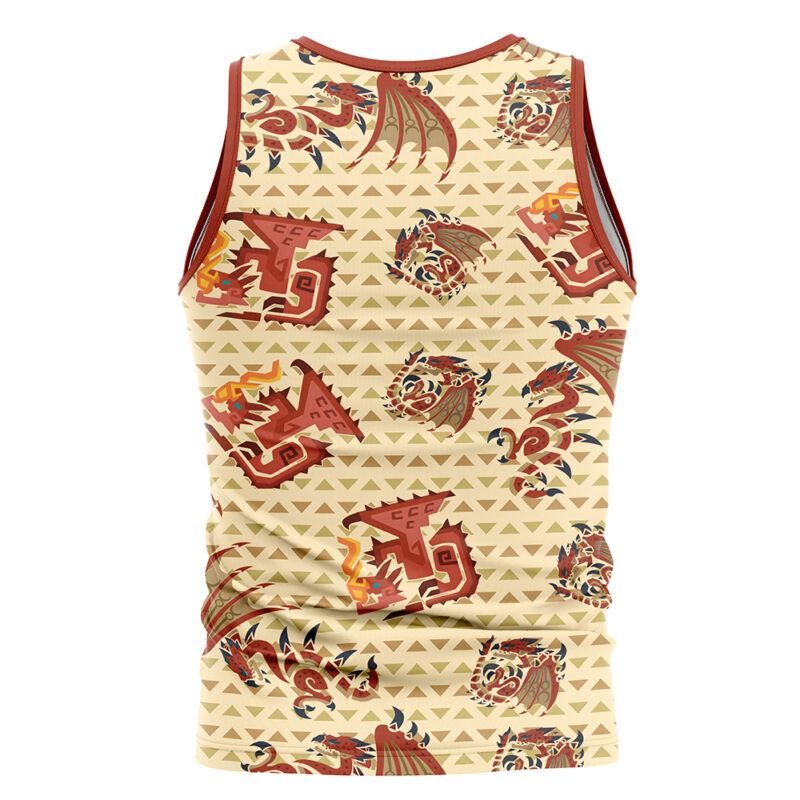 Rathalos Pattern Monster Hunter Tank Top - Image 2