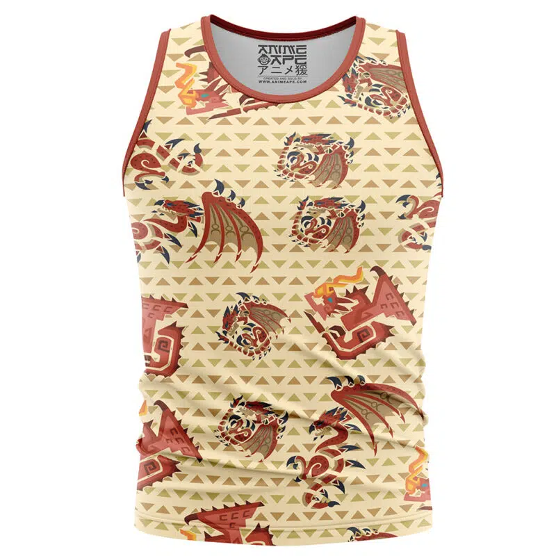 Rathalos Pattern Monster Hunter Tank Top